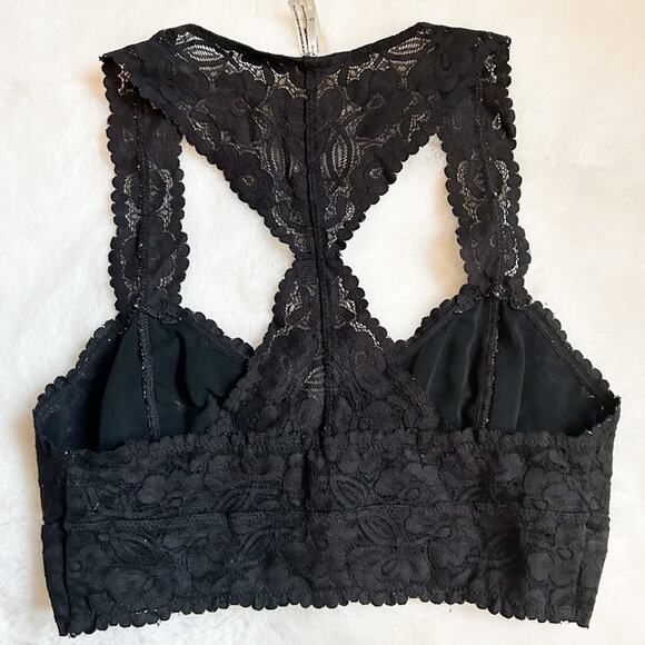 Free People Intimates Racerback Lace Bralette Back - Picture 4 of 6